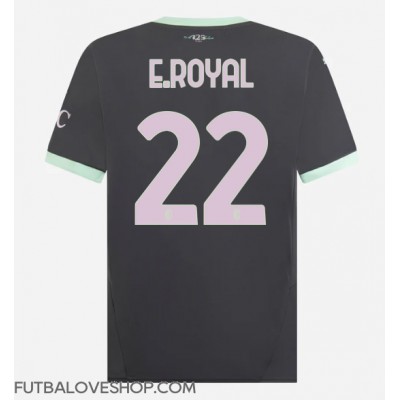 Dres AC Milan Emerson Royal #22 Tretina 2024-25 Krátky Rukáv Dres AC Milan Emerson Royal #22 Tretina 2024-25 Krátky Rukáv